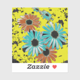 Soñando con los Pegatinas de Daisies Vinyl