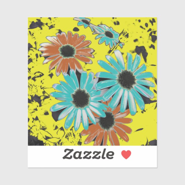 Soñando con los Pegatinas de Daisies Vinyl (Hoja)