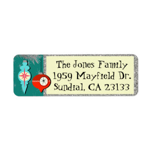 Soñando con Navidades retro para devolver etiqueta