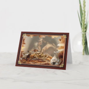 Soñando Con Tu Tarjeta De Saludo Nativa Estadounid