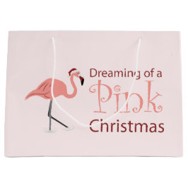 Soñando con un Navidad rosado - Bolsa de regalo gr