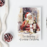 Soñando con un vino blanco Navidad<br><div class="desc">Este diseño puede ser personalizado en el área proporcionada cambiando la foto y/o el texto. O puede personalizarse haciendo clic en Personalizar esta plantilla y, a continuación, eligiendo la opción de hacer clic en el personalizar y eliminando o cambiando el color del fondo, agregando texto, cambiando el color o estilo...</div>