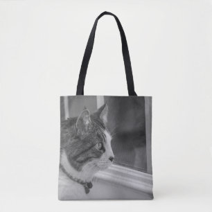 Soñando Con Una Bolsa De Tote De Escala De Grises