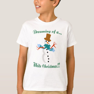 Soñando Con Una Camisa De Navidades Blancos