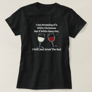 Soñando con una camiseta de Navidades blancos - de