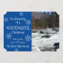 Soñando Con Una Tarjeta Fotográfica De Navidad Par