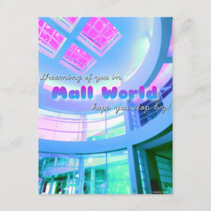 "Soñando de ti..." Tarjeta Postal de Mall World
