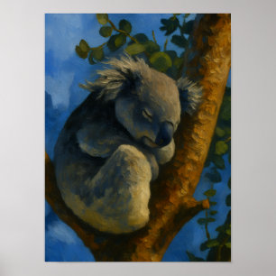 Soñando en el eucalipto - Dormir el arte de Koala