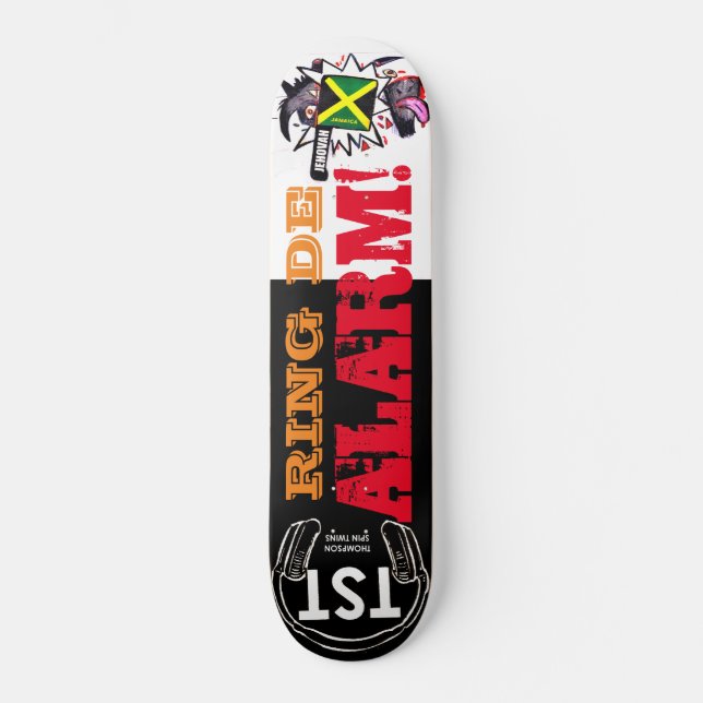 SONAR DE ALARMA / TST Skateboard (Anverso)