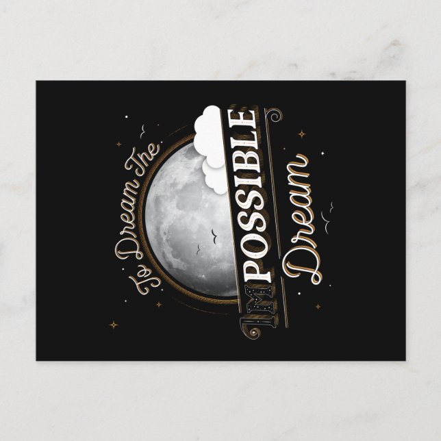 Soñar el sueño imposible / postal (Anverso)
