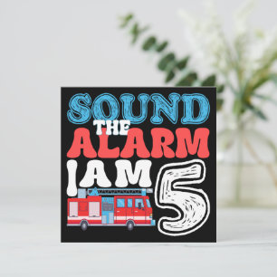 Sonar la alarma de que tengo 5 niños divertidos de