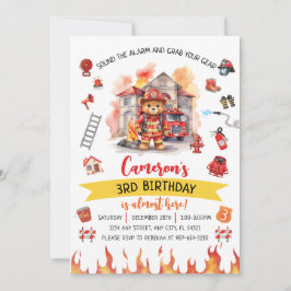 Sonar la invitación de cumpleaños de la camioneta