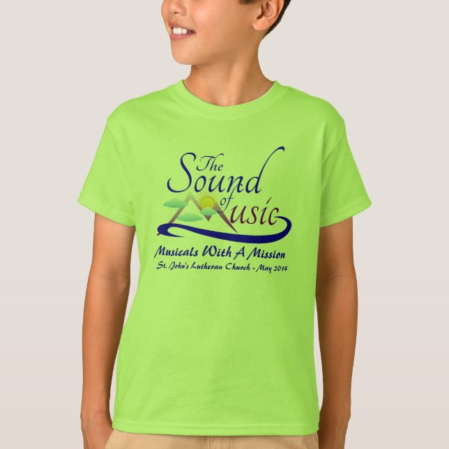 Sonido de MWAM de la camisa de la música (niños) (Anverso)