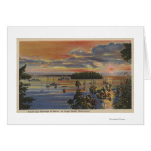 Sonido Puget, WA - Mooraciones de club náutico al 