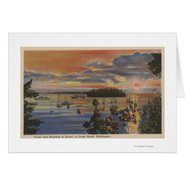 Sonido Puget, WA - Mooraciones de club náutico al  (Anverso (Horizontal))