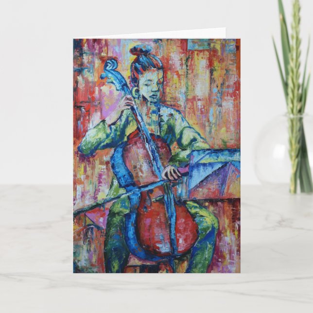 Sonido y música II - Tarjeta de felicitación (Anverso)