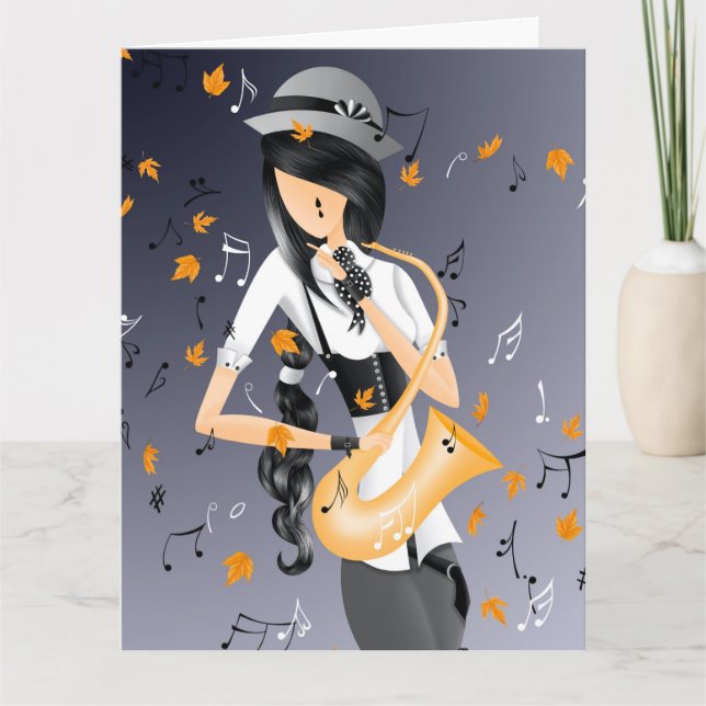 Sonidos instrumentales de la naturaleza Tarjeta de (Anverso)