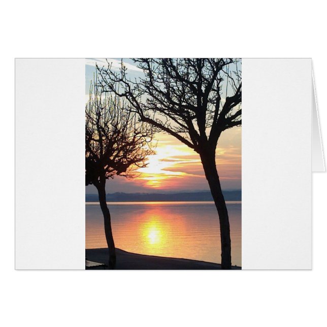 Sonnenuntergang am See (Anverso (Horizontal))