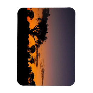 Sonnenuntergang en el imán de Namibia