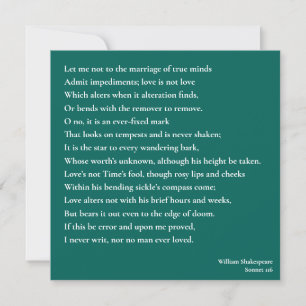 Sonnet 116Permítanme no casarme con las mentes ver