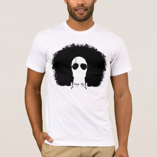 Sonny camiseta blanca/negra de Rey de la silueta