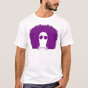 Sonny camiseta blanca/púrpura de Rey de la siluet