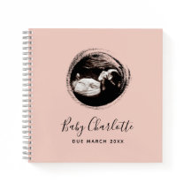 Sonograma Bebé Rosa Libro de Embarazo Ultrasonido