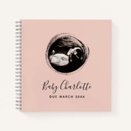 Sonograma Bebé Rosa Libro de Embarazo Ultrasonido