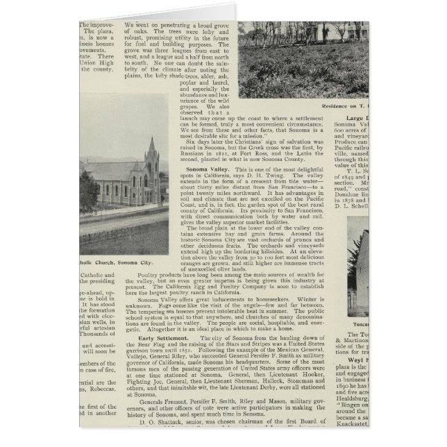 Sonoma, California (Frente)