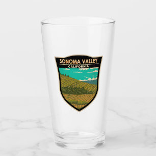 Sonoma Valley California Travel Art Vintage