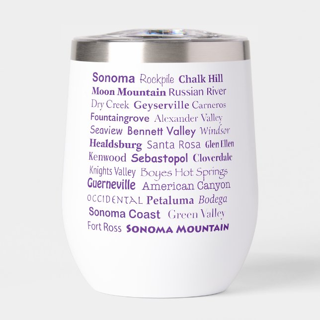 Sonoma Wine Tumbler (Frente)