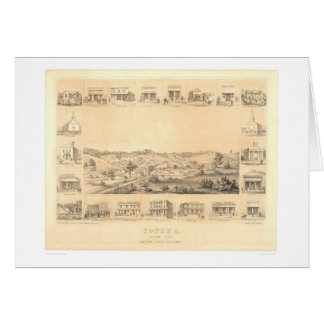 Sonora, mapa panorámico 1854 (1647A) del CA -
