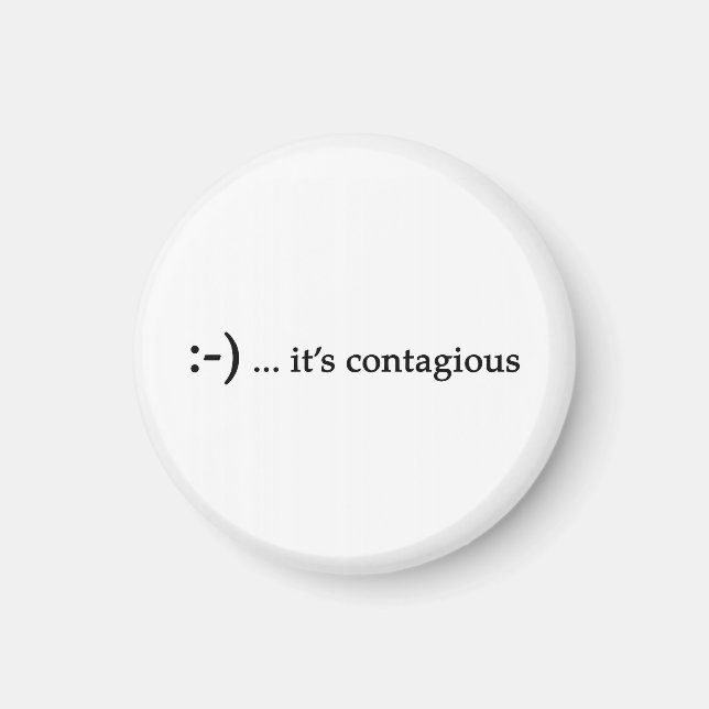 sonreír.es imán contagioso (Frente)