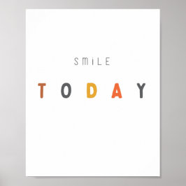 sonreír hoy. Poster e impresiones