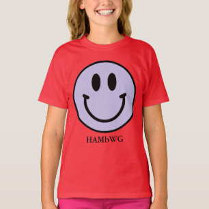 Sonreir la cara en el lago en cualquier camiseta d