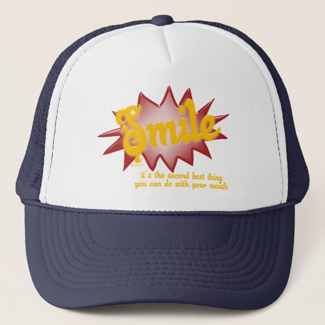 Sonríe al segundo mejor Gorra (Anverso)