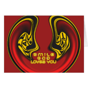 Sonríe Dios te ama bella cita de texto asombroso