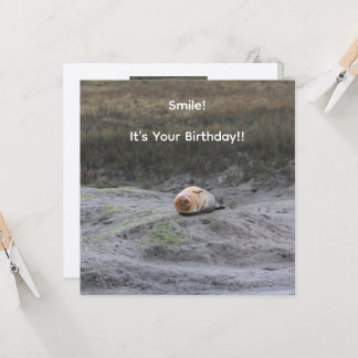 ¡Sonríe! ¡Es tu cumpleaños!! Tarjeta de felicitaci