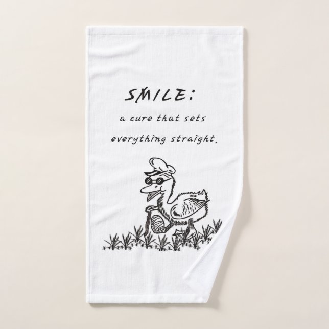SONRÍE ESA ROPA DE MANO (Toalla de mano)