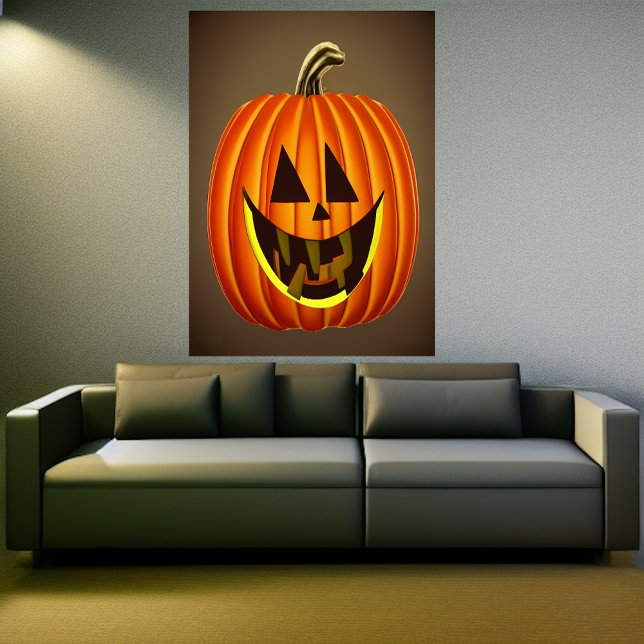 Sonríe, soy una calabaza feliz | Poster de arte de (Subido por el creador)