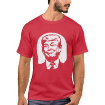 Sonriente camiseta roja de Trump
