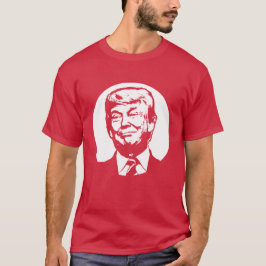 Sonriente camiseta roja de Trump