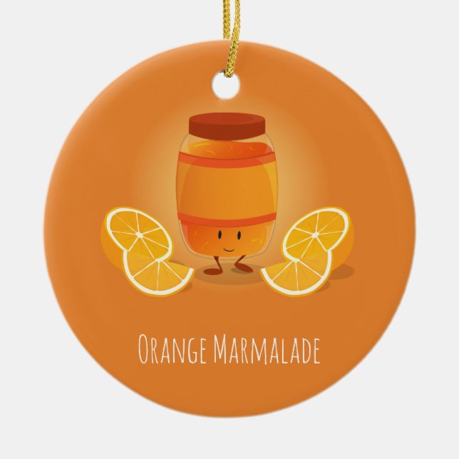 Sonriente embotellamiento de Marmalade | Ornamento (Frente)