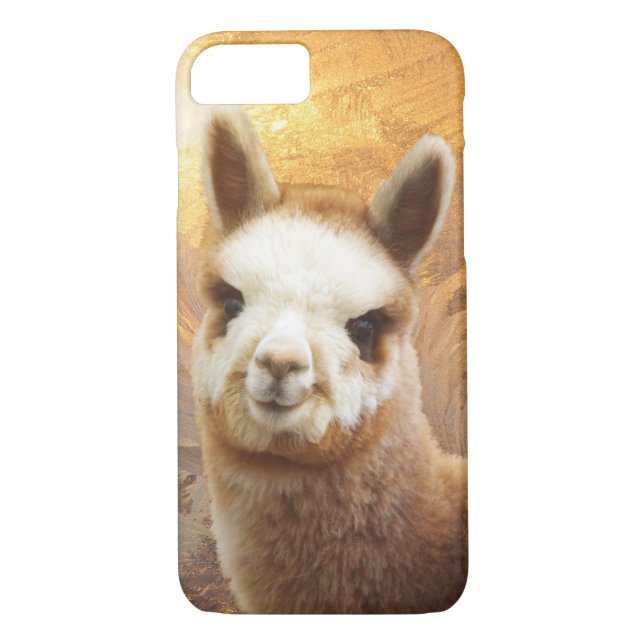 Sonriente Funda de iPhone 7 Alpaca (Reverso)