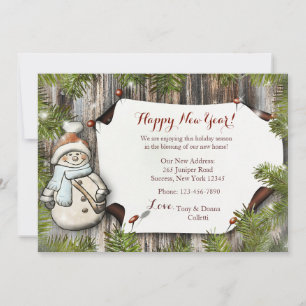 Sonriente Invitación en movimiento de vacaciones d