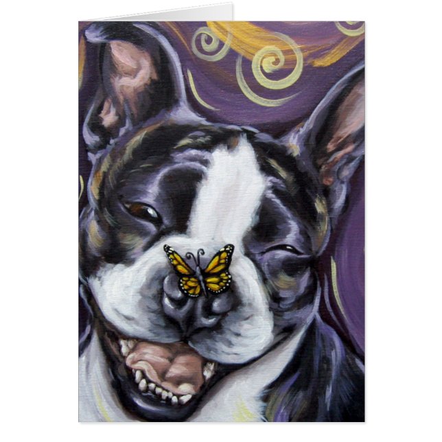 Sonrisa de Boston Terrier (Frente)