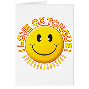 Sonrisa de la lengua del buey