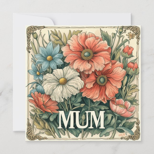 Sonrisa de mamá: Tarjetas con mucho corazón (Anverso)