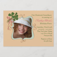 Sonrisa del irlandés - invitación de la fiesta de