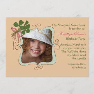 Sonrisa del irlandés - invitación de la fiesta de